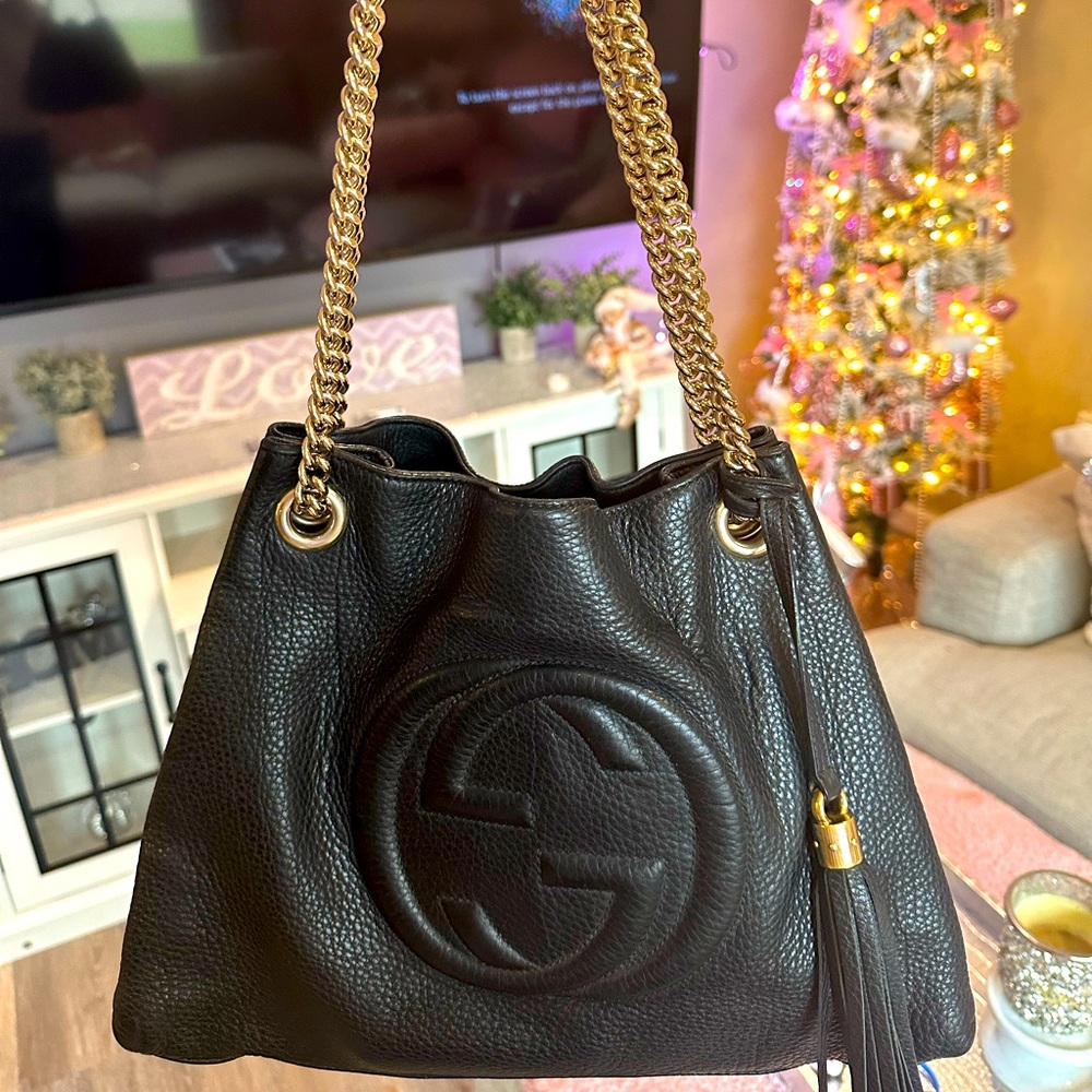 Black Gucci Soho Bag